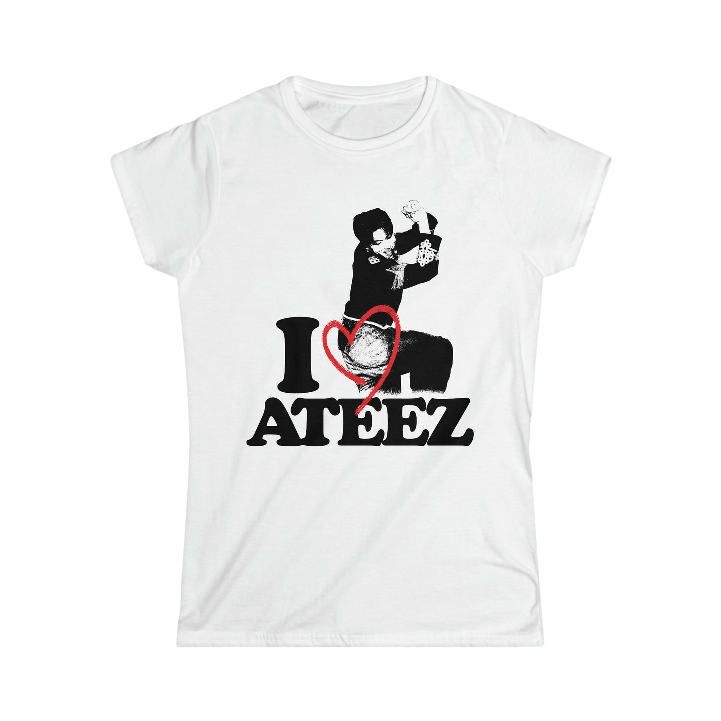 Wooyoung "I Heart Ateez" Baby Tee